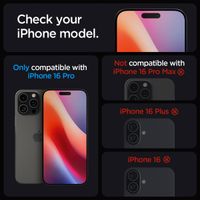 Spigen GLAStR Privacy EZ Fit Displayschutzfolie + Applicator - 2er-Pack Apple iPhone 17 / 17 Pro / 16 Pro