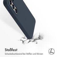 Accezz Liquid Silikoncase mit MagSafe Samsung Galaxy S26 - Dunkelblau