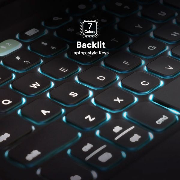 ZAGG Pro Keys 2 keyboard Klapphülle Apple iPad Pro 13 (2025) M5 / (2024) M4 - QWERTY / NL - Schwarz