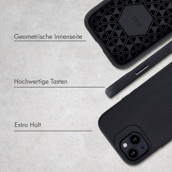 Accezz Tough Back Cover mit MagSafe Apple iPhone 14 - Schwarz