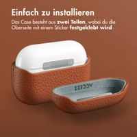 Accezz Echtleder Case  Apple Airpods Pro - Cognac