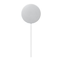 Apple MagSafe Ladegerät - Kabelloses Ladegerät 25W - 2 Meter - 2024 - Weiß