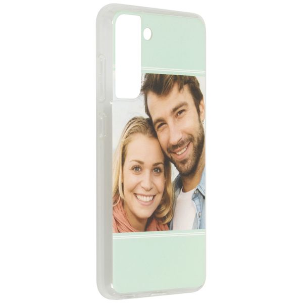 Gestalte deine eigene Clear Case Samsung Galaxy S21 FE - Transparent