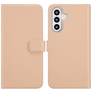 Selencia Echtleder Klapphülle Samsung Galaxy A26 - Dusty Pink