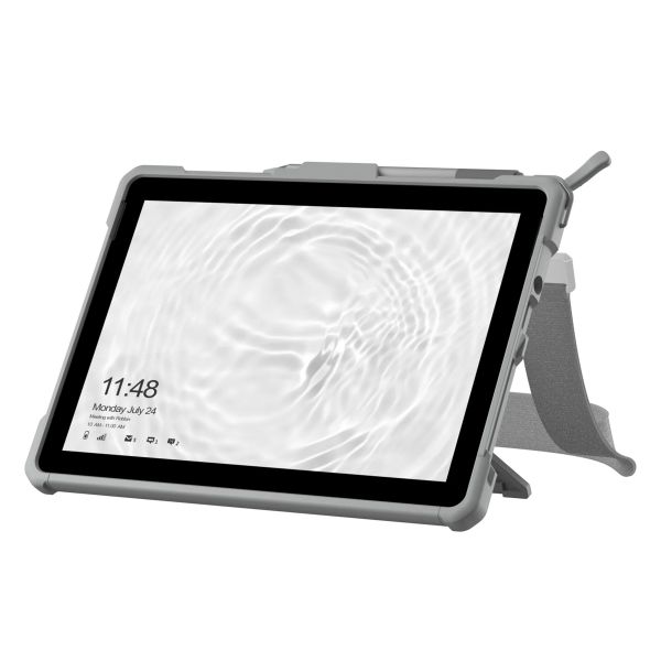 UAG Plasma Healthcare backcover mit Strap und Schultergurt Microsoft Surface Go / Go 2 / Go 3 / Go 4 - Weiß / Grau