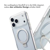 Accezz Ring Stand Backcover mit MagSafe Apple iPhone 17 Pro - Transparent