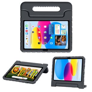 Accezz SchutzHülle mit Handgriff kindersicher Apple iPad 11 (2025) 11 Zoll A16 / iPad 10 (2022) 10.9 Zoll - Schwarz