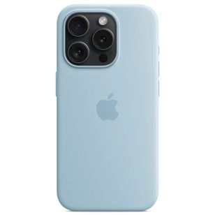 Apple Silikon-Case MagSafe Apple iPhone 15 Pro - Hellblau