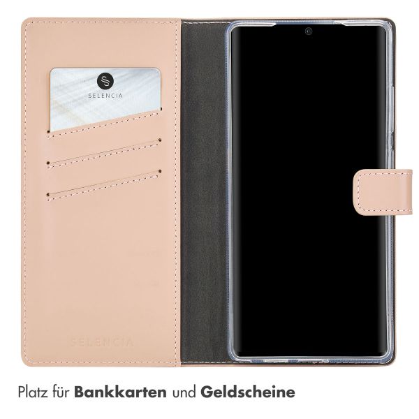 Selencia Echtleder Klapphülle Samsung Galaxy S25 Ultra - Dusty Pink