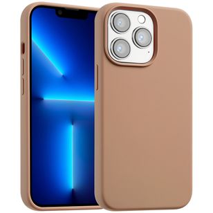 Accezz Liquid Silikoncase mit MagSafe Apple iPhone 13 Pro Max - Hellbraun