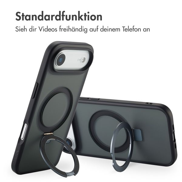 Accezz Ring Stand Backcover mit MagSafe Apple iPhone Air - Schwarz