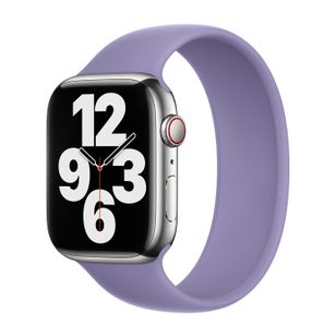Apple Silikon Solo Loop für  Apple Watch | 38/40/41/42 mm - Größe 7 - English Lavender