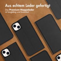 Accezz Premium Leather Slim Klapphülle Apple iPhone 14 Plus - Schwarz