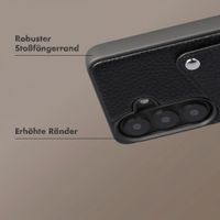 Selencia Riva Back Cover mit Kartenfach Samsung Galaxy S26 Plus - Schwarz