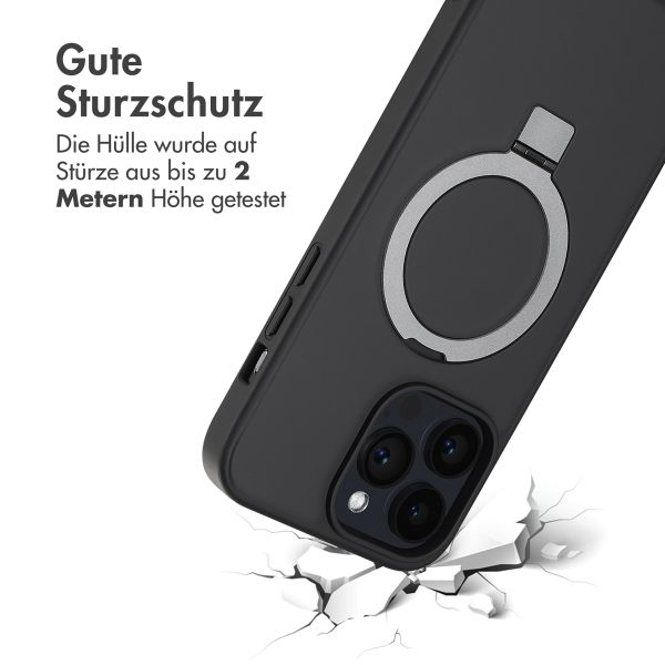 Accezz Ring Stand Backcover mit MagSafe Apple iPhone 14 Pro Max - Schwarz
