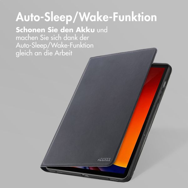 Accezz Classic Klapphülle Samsung Galaxy Tab S9 11.0 Zoll / S10 Lite / S10 FE / S9 FE 10.9 Zoll - Schwarz