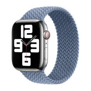 Apple Geflochtenes Solo Loop für  Apple Watch | 44/45/46/49 mm - Größe 5 - Slate Blue