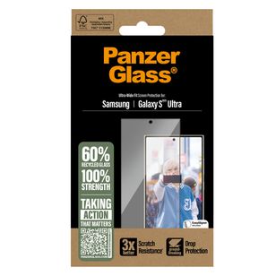 PanzerGlass Ultra-Wide Fit Antibakterieller Displayschutz Samsung Galaxy S25 Ultra