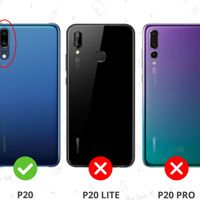 Accezz Clear TPU Backcover Huawei P20 - Transparent