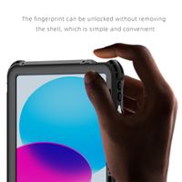 Redpepper Waterproof Backcase Apple iPad 11 (2025) 11 Zoll A16 / iPad 10 (2022) 10.9 Zoll - Schwarz