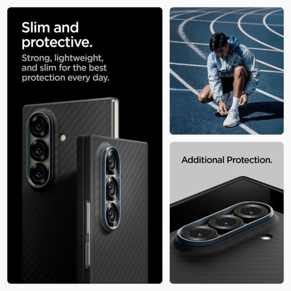 Spigen AirSkin Backcover Samsung Galaxy Z Fold 7 - Aramid Black