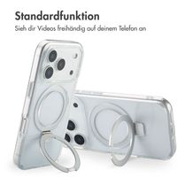 Accezz Ring Stand Backcover mit MagSafe Apple iPhone 17 Pro - Transparent
