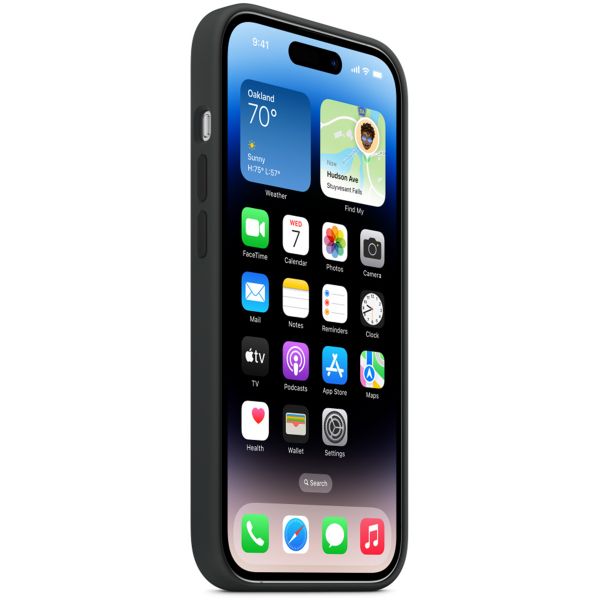 Apple Silikon-Case MagSafe Apple iPhone 14 Pro - Midnight