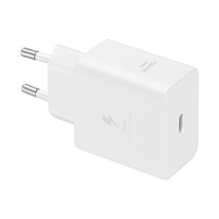 Samsung Original Super Fast Charging Adapter USB-C Ladegerät – 45 Watt – Weiß