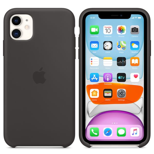 Apple Silikoncase Apple iPhone 11 - Schwarz