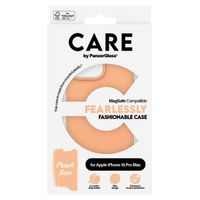 CARE by PanzerGlass Fashion Back Cover MagSafe Apple iPhone 16 Pro Max - Peachy