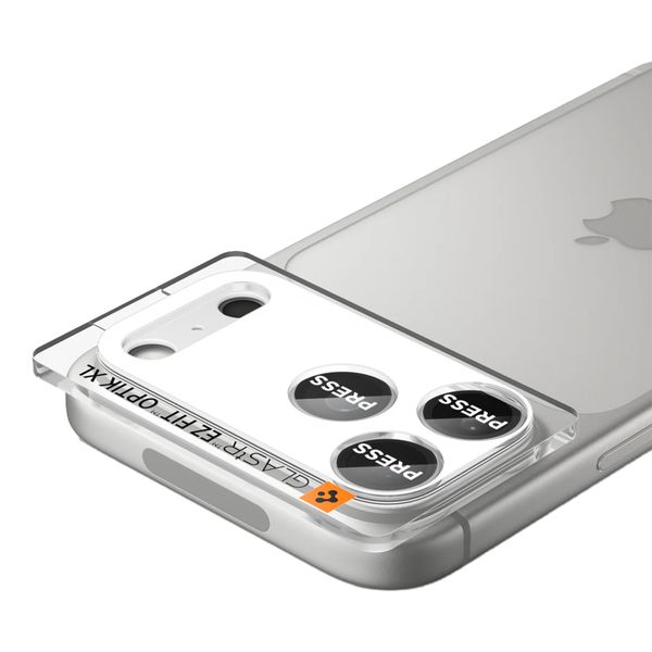 Spigen GLAStR EZ Fit Optik Kameraschutz Apple iPhone 17 Pro Max - Silver