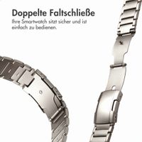 Accezz Mattes Titanstahlarmband für Samsung Galaxy Watch Ultra 2 (2026) / Ultra (2024/2025) - Titanium