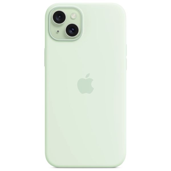 Apple Silikon-Case MagSafe Apple iPhone 15 Plus - Soft Mint