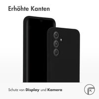 Accezz Liquid Silikoncase Samsung Galaxy A55 - Schwarz