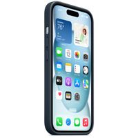 Apple FineWoven Back Cover MagSafe Apple iPhone 15 - Pacific Blue