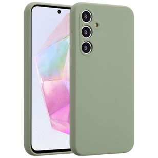 Accezz Liquid Silikoncase Samsung Galaxy A35 - Cooper Green