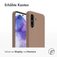 Accezz Liquid Silikoncase Samsung Galaxy A36 / A56 - Hellbraun