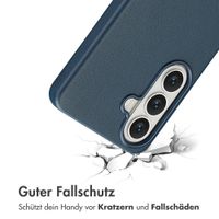 Accezz MagSafe Leather Backcover Samsung Galaxy S26 - Nightfall Blue