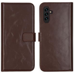 Selencia Echtleder Klapphülle Samsung Galaxy A13 (5G) / A04s - Braun