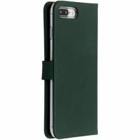 Selencia Echtleder Klapphülle Apple iPhone 8 Plus / 7 Plus - Grün