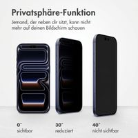 Accezz Privacy Displayschutz aus gehärtetem Glas Apple iPhone 18 Pro