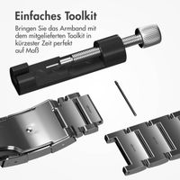 Accezz Mattes Titanstahlarmband für Apple Watch | 38/40/41/42 mm - Silber