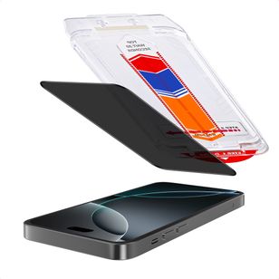 Accezz Sichtschutz-Schutzglas mit Applikator Apple iPhone 16 Pro