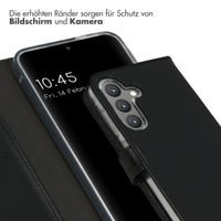 Selencia Echtleder Klapphülle Samsung Galaxy S24 - Schwarz