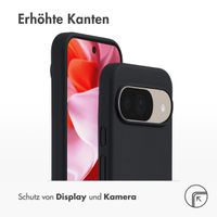 Accezz Liquid Silikoncase Google Pixel 11 / 11 Pro / 10 / 10 Pro - Schwarz