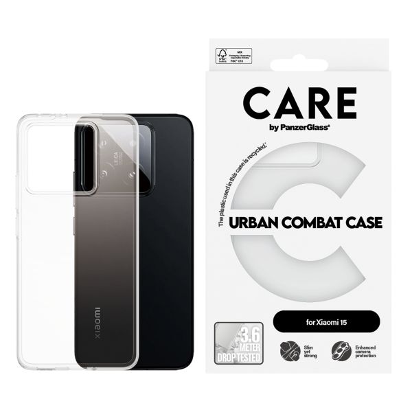 CARE by PanzerGlass Urban Combat Case Xiaomi 15 - Clear