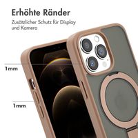 Accezz Ring Stand Backcover mit MagSafe Apple iPhone 13 Pro - Braun