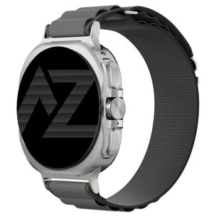 Accezz Nylon Alpine Armband für Samsung Galaxy Watch Ultra 2 (2026) / Ultra (2024/2025) - Dark Grey