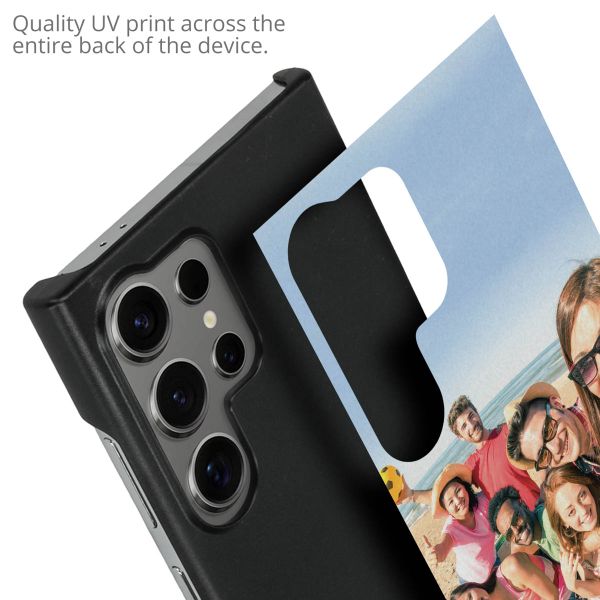 Gestalte deine eigene Hardcase Hülle Samsung Galaxy S24 Ultra - Schwarz