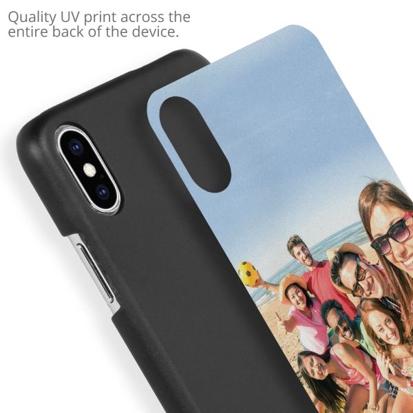 Gestalte deine eigene Hardcase Hülle Apple iPhone X / Xs - Schwarz